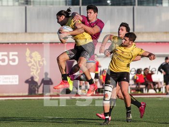 2019-11-30 - contrasto aereo FFOO Rugby vs IM Exchange Viadana 1970 - FIAMME ORO RUGBY VS IM EXCHANGE VIADANA 1970 - ITALIAN SERIE A ELITE - RUGBY