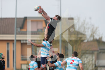2021-03-27 - Jacopo Salvetti (Lyons) contende a Gianmarco Duca (Lazio) - RUGBY LYONS VS LAZIO RUGBY - ITALIAN SERIE A ELITE - RUGBY
