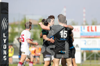 2021-04-17 - I Lyons festeggiano la marcatura - RUGBY LYONS VS VALORUGBY - ITALIAN SERIE A ELITE - RUGBY