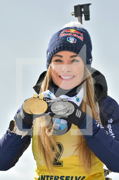 2020-02-23 - Dorothea Wierer con 4 medaglie - IBU WORLD CUP BIATHLON 2020 - PARTENZA IN LINEA FEMMINILE - BIATHLON - WINTER SPORTS
