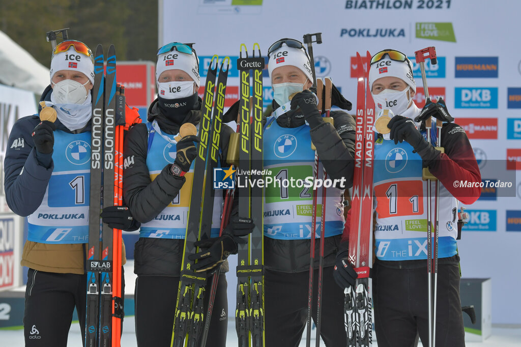 IBU World Championships Biathlon - Men 4x7.5km Relay - BIATHLON - WINTER SPORTS