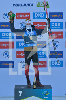 2021-02-21 - LAEGREID Sturla Holm NOR podium - IBU WORLD CHAMPIONSHIPS BIATHLON - MEN 15KM MASS START - BIATHLON - WINTER SPORTS