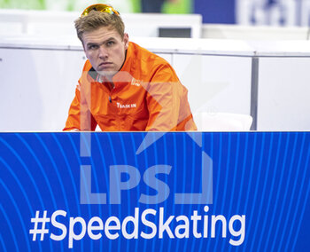 2021-01-16 - Marwin Talsma of the Netherlands during the ISU European Speed Skating Champonships 2021, Allround and Sprint on January 16, 2021 at Thialf Icerink in Heerenveen, Netherlands - Photo Douwe Bijlsma / Orange Pictures / DPPI - ISU EUROPEAN SPEED SKATING CHAMPONSHIPS 2021 - ICE SKATING - WINTER SPORTS