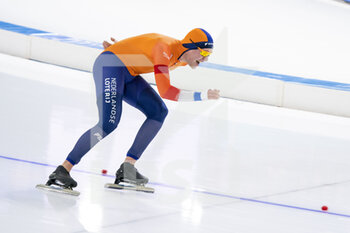 2021-01-16 - Marwin Talsma of the Netherlands during the ISU European Speed Skating Champonships 2021, Allround and Sprint on January 16, 2021 at Thialf Icerink in Heerenveen, Netherlands - Photo Douwe Bijlsma / Orange Pictures / DPPI - ISU EUROPEAN SPEED SKATING CHAMPONSHIPS 2021 - ICE SKATING - WINTER SPORTS