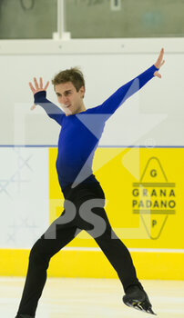2021-02-13 - Matteo Rizzo (Fiamme Azzurre) Senior Elite - PATTINAGGIO ARTISTICO - GRAND PRIX D'ITALIA - SHORT PROGRAM - ICE SKATING - WINTER SPORTS