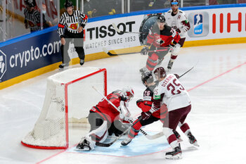 2021-05-21 - shot on goal by A. Dzerins (Latvia) - WORLD CHAMPIONSHIP 2021 - CANADA VS LATVIA - ICE HOCKEY - WINTER SPORTS