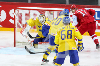 2021-05-22 - shot on goal  - WORLD CHAMPIONSHIP 2021 - DENMARK VS SWEDEN - ICE HOCKEY - WINTER SPORTS