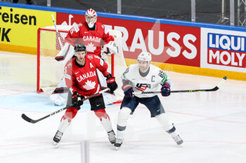 2021-05-23 - Miller  (Canada) and ABDELKADER ( USA)  - WORLD CHAMPIONSHIP 2021 - CANADA VS USA - ICE HOCKEY - WINTER SPORTS