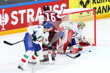 2021-05-24 - Miglioranzi Federico (Italy)
Fazio Justin (Italy)
Daugavins Kaspars (Latvia) - WORLD CHAMPIONSHIP 2021 - LATVIA VS ITALY - ICE HOCKEY - WINTER SPORTS