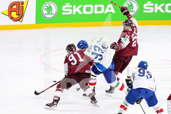 2021-05-24 - Frigo Luca (Italy)
Kenins Ronalds (Latvia) - WORLD CHAMPIONSHIP 2021 - LATVIA VS ITALY - ICE HOCKEY - WINTER SPORTS