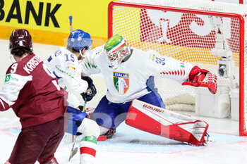 2021-05-24 - Justin Fazio  (Italy)
Miglioranzi Enrico  (Italy) - WORLD CHAMPIONSHIP 2021 - LATVIA VS ITALY - ICE HOCKEY - WINTER SPORTS