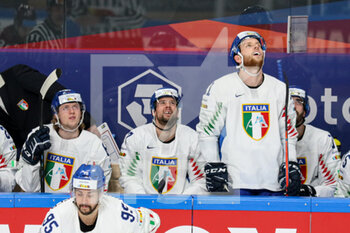 2021-05-24 - Bench team Italy 
 - WORLD CHAMPIONSHIP 2021 - LATVIA VS ITALY - ICE HOCKEY - WINTER SPORTS