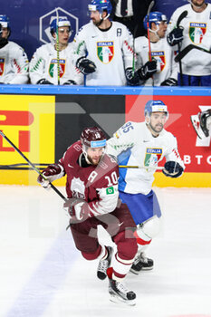 2021-05-24 - Magnabosco Marco (Italy)
Darzins Lauris (Latvia) - WORLD CHAMPIONSHIP 2021 - LATVIA VS ITALY - ICE HOCKEY - WINTER SPORTS