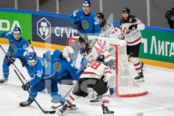 2021-05-28 - Comtois Maxime (Canada)
Mangiapane Andrew (Canada)
Segadeyev (Kaz)
Shutov  (Kaz)
 - WORLD CHAMPIONSHIP 2021 - KAZKHSTAN VS CANADA - ICE HOCKEY - WINTER SPORTS