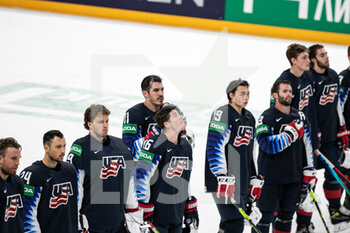 2021-05-31 - Team USA national anthem  - WORLD CHAMPIONSHIP 2021 - USA VS GERMANY - ICE HOCKEY - WINTER SPORTS