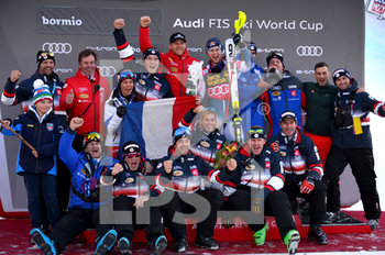 2019-12-29 - squadra francia bormio - COPPA DEL MONDO - COMBINATA MASCHILE - ALPINE SKIING - WINTER SPORTS