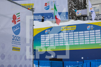 2021-02-08 - 2021 FIS ALPINE WORLD SKI CHAMPIONSHIPS, AC WOMEN Cortina D'Ampezzo, Veneto, Italy 2021-02-08 - Monday Image shows AC Women Cancelled - 2021 FIS ALPINE WORLD SKI CHAMPIONSHIPS - ALPINE COMBINED - WOMEN - ALPINE SKIING - WINTER SPORTS