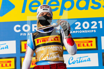 2021-02-11 - GUT-BEHRAMI Lara (SUI) GOLD MEDAL - 2021 FIS ALPINE WORLD SKI CHAMPIONSHIPS - SUPER G - WOMEN - ALPINE SKIING - WINTER SPORTS