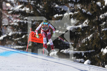 2021-02-12 - 2021 FIS ALPINE WORLD SKI CHAMPIONSHIPS, TRA - DH WOMEN Cortina D'Ampezzo, Veneto, Italy 2021-02-12 - Friday Image shows VENIER Stephanie (AUT) - 2021 FIS ALPINE WORLD SKI CHAMPIONSHIPS - TRAINING DOWNHILL - WOMEN - ALPINE SKIING - WINTER SPORTS