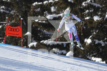 2021-02-12 - 2021 FIS ALPINE WORLD SKI CHAMPIONSHIPS, TRA - DH WOMEN Cortina D'Ampezzo, Veneto, Italy 2021-02-12 - Friday Image shows IGNJATOVIC Nevena (SRB) - 2021 FIS ALPINE WORLD SKI CHAMPIONSHIPS - TRAINING DOWNHILL - WOMEN - ALPINE SKIING - WINTER SPORTS