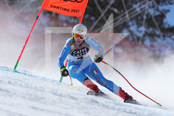2021-02-13 -  2021 FIS ALPINE WORLD SKI CHAMPIONSHIPS, TRA - DH WOMEN
Cortina D'Ampezzo, Veneto, Italy
2021-02-13 - Saturday
Image shows DELAGO Nadia (ITA) - 2021 FIS ALPINE WORLD SKI CHAMPIONSHIPS - DOWNHILL - WOMEN - ALPINE SKIING - WINTER SPORTS