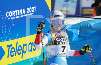 2021-02-13 - 2021 FIS ALPINE WORLD SKI CHAMPIONSHIPS, DH WOMEN
Cortina D'Ampezzo, Veneto, Italy
2021-02-13 - Saturday
Image shows SUTER Corinne (SUI) Gold Medal - 2021 FIS ALPINE WORLD SKI CHAMPIONSHIPS - DOWNHILL - WOMEN - ALPINE SKIING - WINTER SPORTS