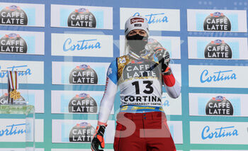 2021-02-13 - 2021 FIS ALPINE WORLD SKI CHAMPIONSHIPS, DH WOMEN
Cortina D'Ampezzo, Veneto, Italy
2021-02-13 - Saturday
Image shows GUT-BEHRAMI Lara (SUI) Bronze Medal
 - 2021 FIS ALPINE WORLD SKI CHAMPIONSHIPS - DOWNHILL - WOMEN - ALPINE SKIING - WINTER SPORTS