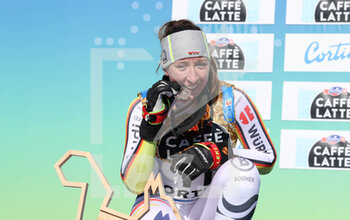 2021-02-13 - 2021 FIS ALPINE WORLD SKI CHAMPIONSHIPS, DH WOMEN
Cortina D'Ampezzo, Veneto, Italy
2021-02-13 - Saturday
Image shows WEIDLE Kira (GER) Silver Medal
 - 2021 FIS ALPINE WORLD SKI CHAMPIONSHIPS - DOWNHILL - WOMEN - ALPINE SKIING - WINTER SPORTS