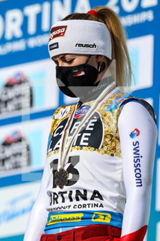 2021-02-13 - GUT-BEHRAMI Lara (SUI) Podium - 2021 FIS ALPINE WORLD SKI CHAMPIONSHIPS - DOWNHILL - WOMEN - ALPINE SKIING - WINTER SPORTS