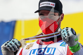 2021-02-14 - KRIECHMAYR Vincent AUT gold medal in Cortina d'Ampezzo men's downhill - 2021 FIS ALPINE WORLD SKI CHAMPIONSHIPS - DOWNHILL - MEN - ALPINE SKIING - WINTER SPORTS