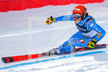 2021-02-15 - Italy’s Federica Brignone skies during her first race SuperG the Women’s Alpine Combinated during the World FIS Alpine Ski World Championships in Cortina, Northern Italy, 15th of February 2021. (Photo Agency LivePhotoSport by Luca Tedeschi) - 2021 FIS ALPINE WORLD SKI CHAMPIONSHIPS - ALPINE COMBINED - MEN - WOMEN - ALPINE SKIING - WINTER SPORTS