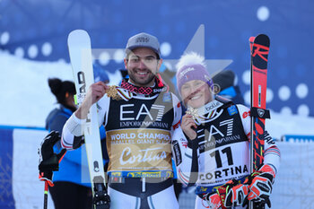 2021-02-16 - FAIVRE Mathieu (FRA) - WORLEY Tessa (FRA) - 2021 FIS ALPINE WORLD SKI CHAMPIONSHIPS - PARALLEL GIANT SLALOM - MEN - ALPINE SKIING - WINTER SPORTS