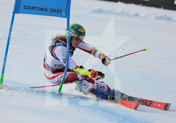 2021-02-16 - 2021 FIS ALPINE WORLD SKI CHAMPIONSHIPS, Women's Parallel Cortina D'Ampezzo, Veneto, Italy 2021-02-16 - Tuesday Image shows LIENSBERGER Katharina (AUT) Gold Medal  - 2021 FIS ALPINE WORLD SKI CHAMPIONSHIPS - PARALLEL GIANT SLALOM - WOMEN - ALPINE SKIING - WINTER SPORTS