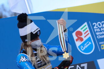 2021-02-16 - BASSINO Marta (ITA) Gold Medal - 2021 FIS ALPINE WORLD SKI CHAMPIONSHIPS - PARALLEL GIANT SLALOM - WOMEN - ALPINE SKIING - WINTER SPORTS