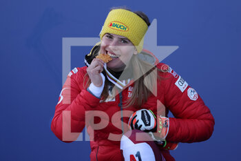 2021-02-16 - LIENSBERGER Katharina (AUT) Gold Medal - 2021 FIS ALPINE WORLD SKI CHAMPIONSHIPS - PARALLEL GIANT SLALOM - WOMEN - ALPINE SKIING - WINTER SPORTS