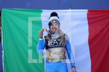 2021-02-16 -  2021 FIS ALPINE WORLD SKI CHAMPIONSHIPS, PAR WOMEN
Cortina D'Ampezzo, Veneto, Italy
2021-02-16 - Tuesday
Image shows 
BASSINO Marta (ITA) Gold Medal  - 2021 FIS ALPINE WORLD SKI CHAMPIONSHIPS - PARALLEL GIANT SLALOM - WOMEN - ALPINE SKIING - WINTER SPORTS