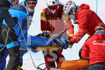 2021-02-17 - Crash Lara Della Mea  - 2021 FIS ALPINE WORLD SKI CHAMPIONSHIPS - ALPINE TEAM PARALLEL - ALPINE SKIING - WINTER SPORTS