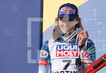 2021-02-18 - SHIFFRIN Mikaela (USA) Silver Medal  - 2021 FIS ALPINE WORLD SKI CHAMPIONSHIPS - GIANT SLALOM - WOMEN - ALPINE SKIING - WINTER SPORTS