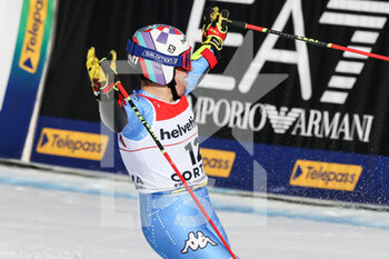 2021-02-19 - Luca de ALIPRANDINI (ITA) unexpected second place in men's GS in Cortina d'Ampezzo - 2021 FIS ALPINE WORLD SKI CHAMPIONSHIPS - GIANT SLALOM - MEN - ALPINE SKIING - WINTER SPORTS