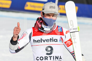 2021-02-19 - Mathieu FAIVRE (FRA) first classified of the men's GS in Cortina d'Ampezzo - 2021 FIS ALPINE WORLD SKI CHAMPIONSHIPS - GIANT SLALOM - MEN - ALPINE SKIING - WINTER SPORTS