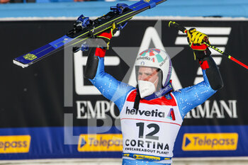 2021-02-19 - Luca de ALIPRANDINI (ITA) second classified of the men's GS in Cortina d'Ampezzo - 2021 FIS ALPINE WORLD SKI CHAMPIONSHIPS - GIANT SLALOM - MEN - ALPINE SKIING - WINTER SPORTS