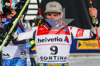 2021-02-19 - Mathieu FAIVRE (FRA) first classified of the men's GS in Cortina d'Ampezzo - 2021 FIS ALPINE WORLD SKI CHAMPIONSHIPS - GIANT SLALOM - MEN - ALPINE SKIING - WINTER SPORTS