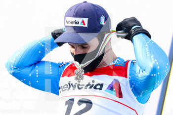2021-02-19 - Luca de ALIPRANDINI (ITA) silver medal in the men's GS in Cortina d'Ampezzo - 2021 FIS ALPINE WORLD SKI CHAMPIONSHIPS - GIANT SLALOM - MEN - ALPINE SKIING - WINTER SPORTS