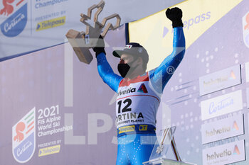 2021-02-19 - de ALIPRANDINI Luca (ITA) Silver Medal - 2021 FIS ALPINE WORLD SKI CHAMPIONSHIPS - GIANT SLALOM - MEN - ALPINE SKIING - WINTER SPORTS