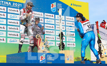 2021-02-19 - PINE WORLD SKI CHAMPIONSHIPS, Men's Giant Slalom Podium  - 2021 FIS ALPINE WORLD SKI CHAMPIONSHIPS - GIANT SLALOM - MEN - ALPINE SKIING - WINTER SPORTS
