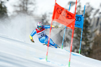 2021-02-19 - Luca De Aliprandini (ITA) holds 2nd position after an amazing first run - 2021 FIS ALPINE WORLD SKI CHAMPIONSHIPS - GIANT SLALOM - MEN - ALPINE SKIING - WINTER SPORTS