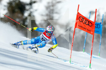 2021-02-19 - Luca De Aliprandini (ITA) holds 2nd position after an amazing first run - 2021 FIS ALPINE WORLD SKI CHAMPIONSHIPS - GIANT SLALOM - MEN - ALPINE SKIING - WINTER SPORTS
