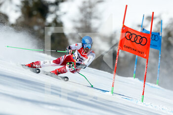 2021-02-19 - Marco Schwarz (AUT) in action during the first run - 2021 FIS ALPINE WORLD SKI CHAMPIONSHIPS - GIANT SLALOM - MEN - ALPINE SKIING - WINTER SPORTS