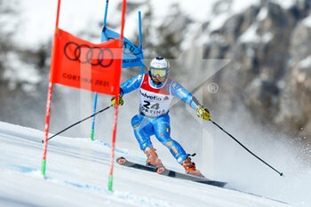 2021-02-19 - Riccardo Tonetti (ITA) qualifies for the second run - 2021 FIS ALPINE WORLD SKI CHAMPIONSHIPS - GIANT SLALOM - MEN - ALPINE SKIING - WINTER SPORTS