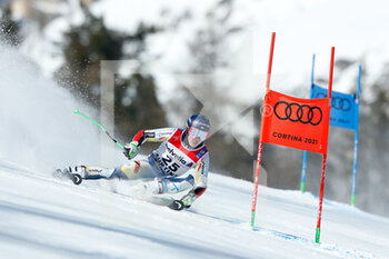 2021-02-19 - Fabian Wilkens Solheim (NOR) in action during the first run - 2021 FIS ALPINE WORLD SKI CHAMPIONSHIPS - GIANT SLALOM - MEN - ALPINE SKIING - WINTER SPORTS